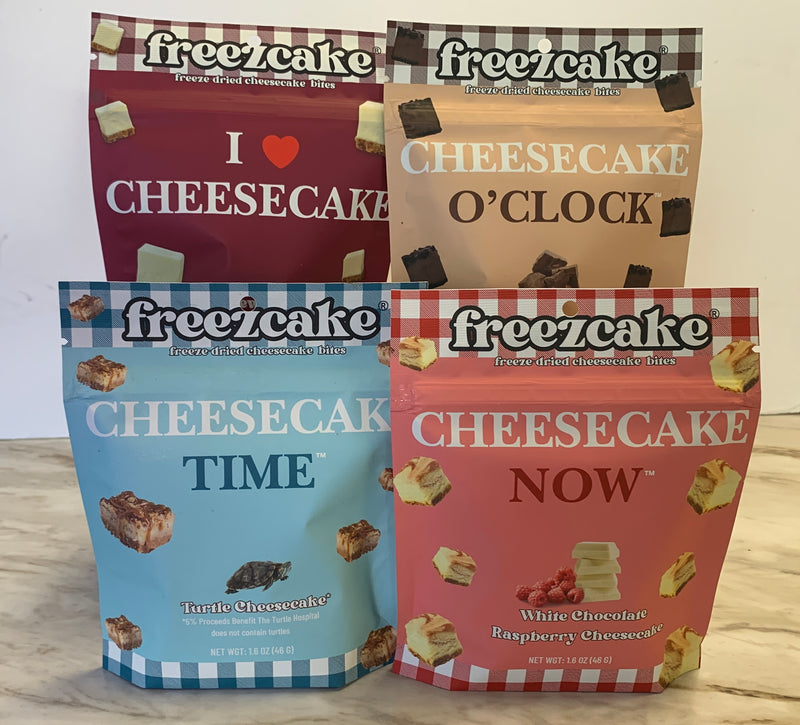 Best Selling Sampler-All Four Flavors of Freeze-Dried Cheesecake Gift Sampler