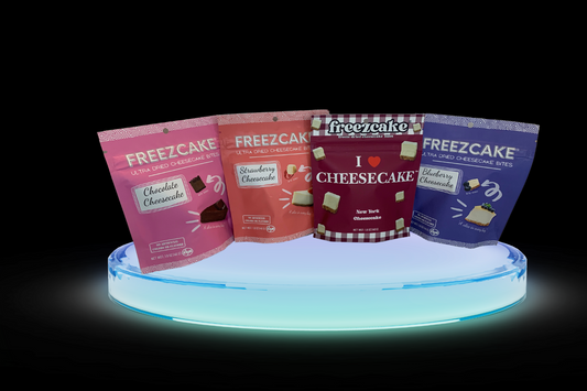 Best-Selling 4 Pack Sampler: Freezcake Freeze-Dried Cheesecake Bites