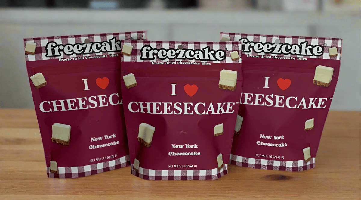 New York Cheesecake: 3 Pack Freeze Dried Cheesecake Bites - freezcake