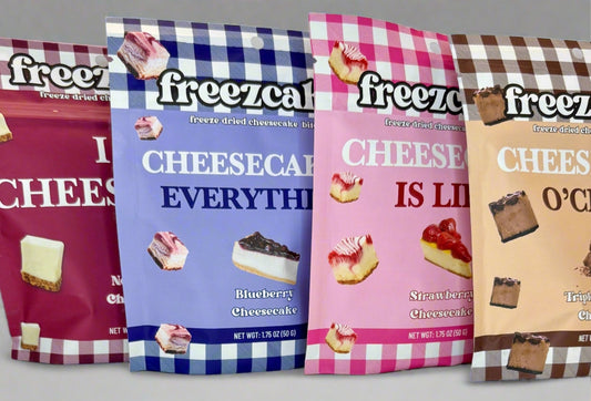 Classic Flavors 4 Pack Sampler: Freezcake Freeze - Dried Cheesecake Bites - freezcake
