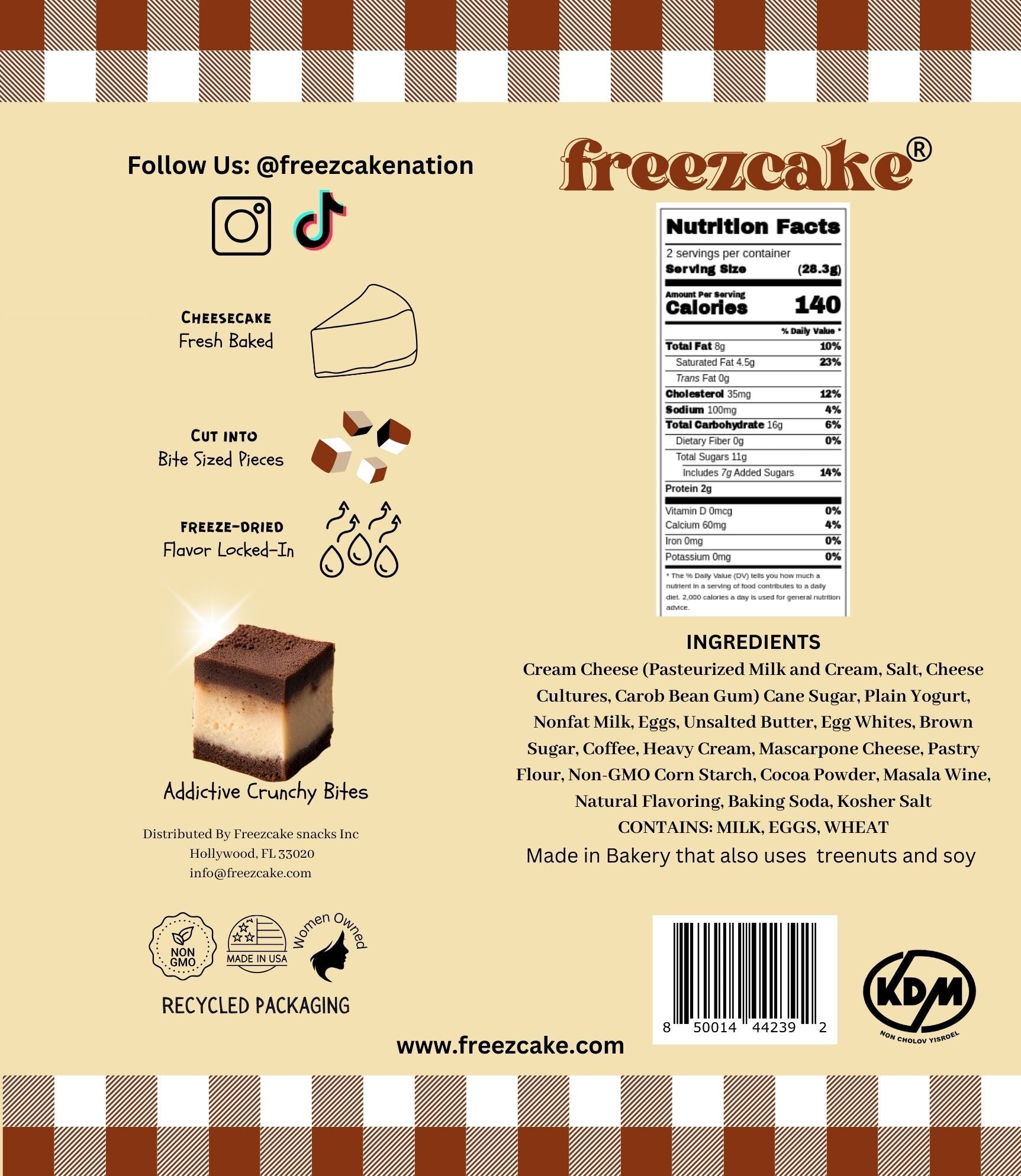 Tiramisu Pack - freezcake