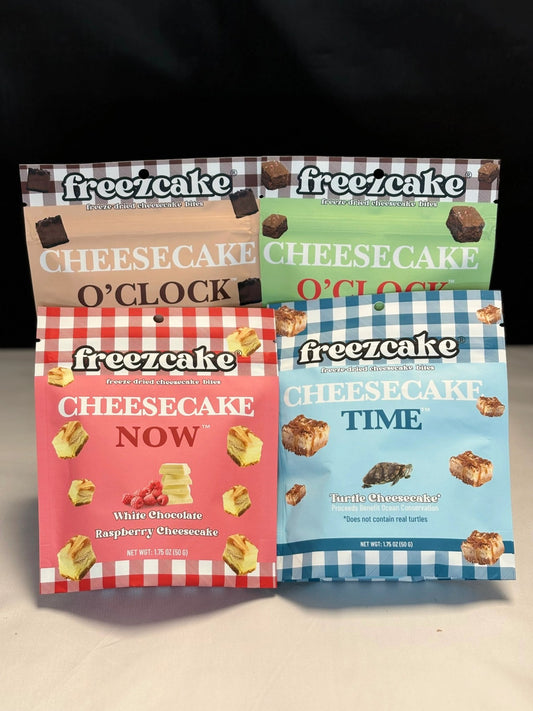 Chocolate Lovers Freezcake 4 Pack: Freeze - Dried Cheesecake - freezcake