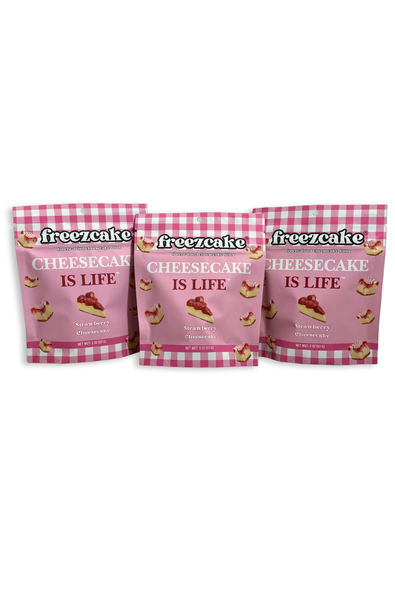 Strawberry Cheesecake pack: Freeze - Dried Cheesecake Bites - freezcake